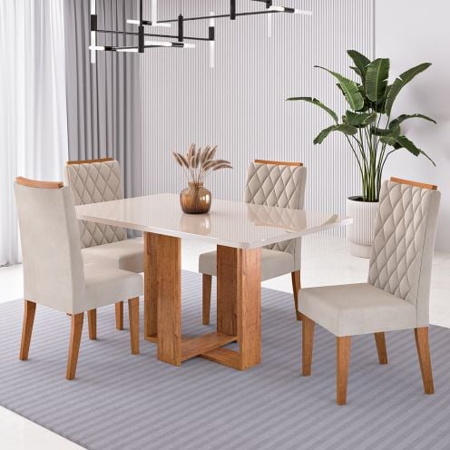 Mesa de jantar com cadeiras